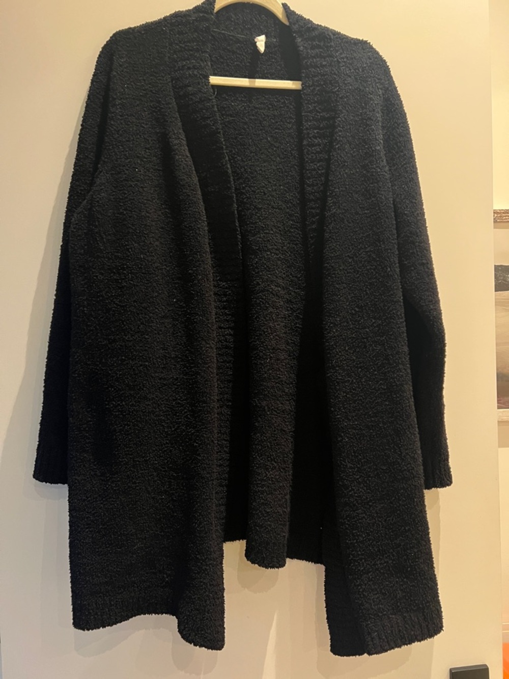 Daily Ritual Black Open-Front Women's Sweater Cardigan XL